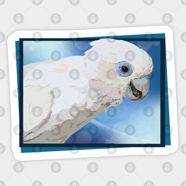 Solomon's Cockatoo Sticker by obscurite